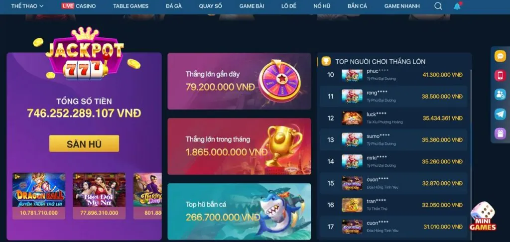 Nhiều trò chơi người chia bài trực tiếp